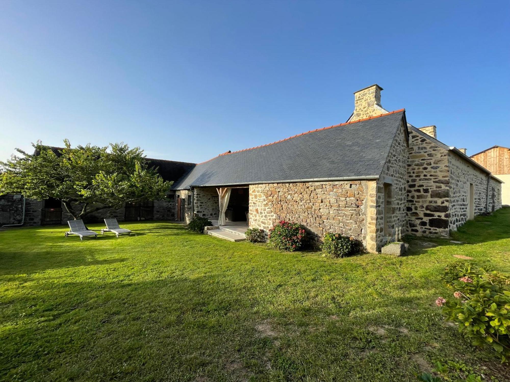 Les Cottages Du Manoir, Jacuzzi -Crozon Eksteriør bilde