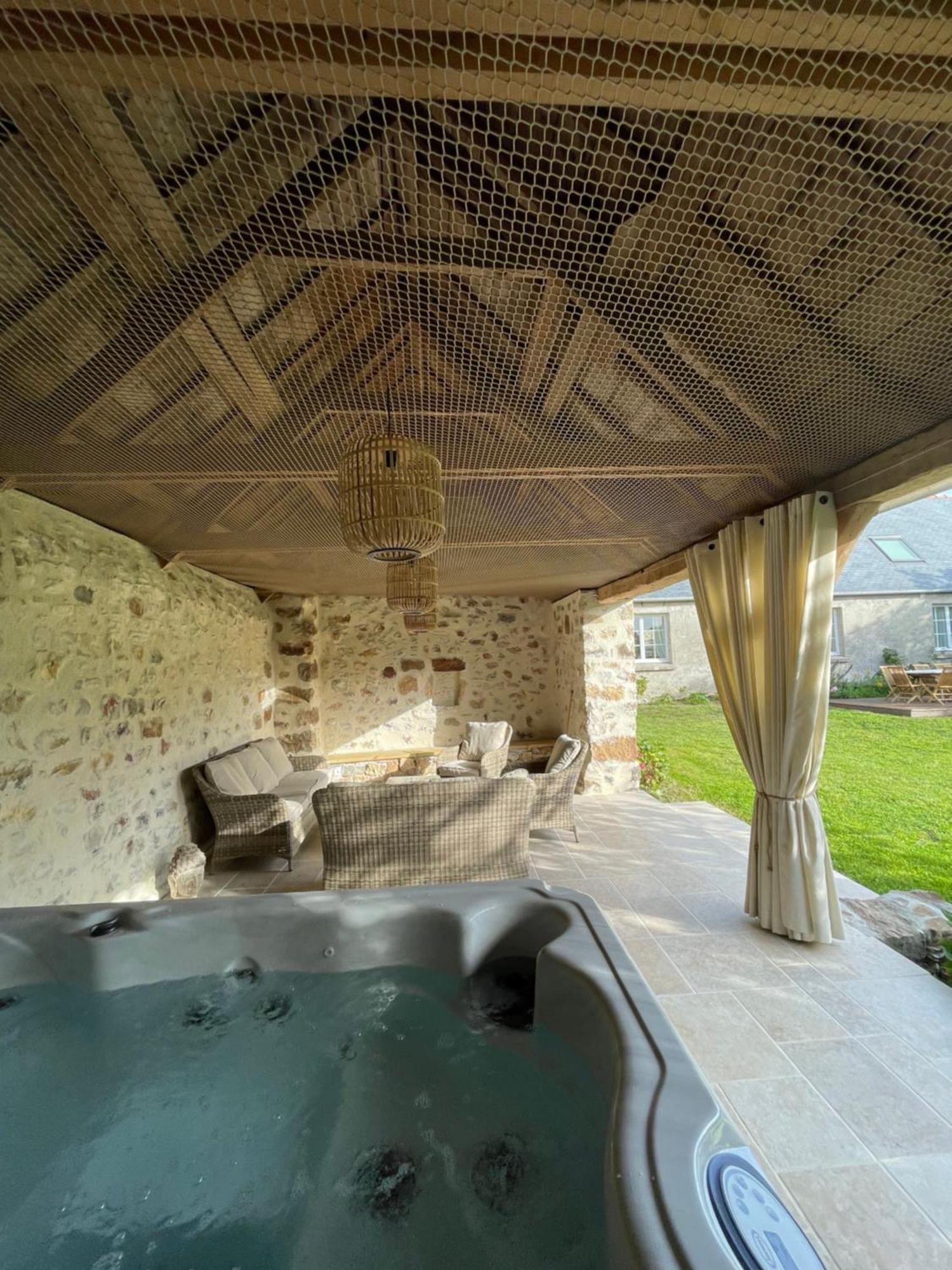 Les Cottages Du Manoir, Jacuzzi -Crozon Eksteriør bilde